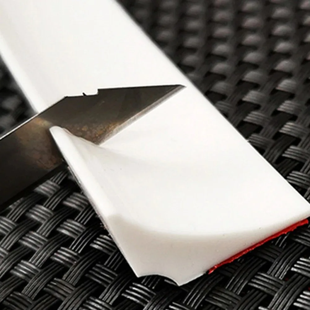 Tira de tope de agua de 2m, barrera para baño, cocina, ducha, retención, barrera impermeable, tira de sellado inferior de puerta flexible, 1 ud.