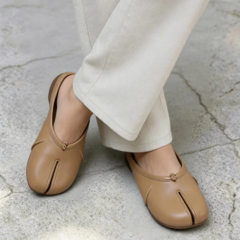 Platte muiltjes met gespleten  - Shoes For Women Flats recensie en prijs