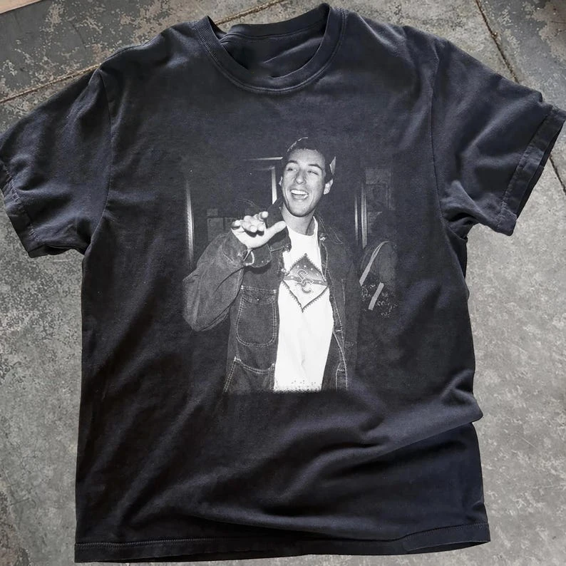 Vintage Adam Sandler 90s Movie T-shirt Oversized Y2k Streetwear Men Women Rvetro Comedy Tee Shirt Cotton Comfortable Clothing
