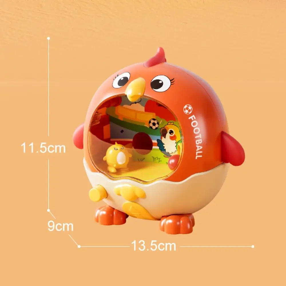 Parent-child Interaction Handheld Desktop Game Early Education Mini Chicken Basketball Game Cute Shape Finger Ball
