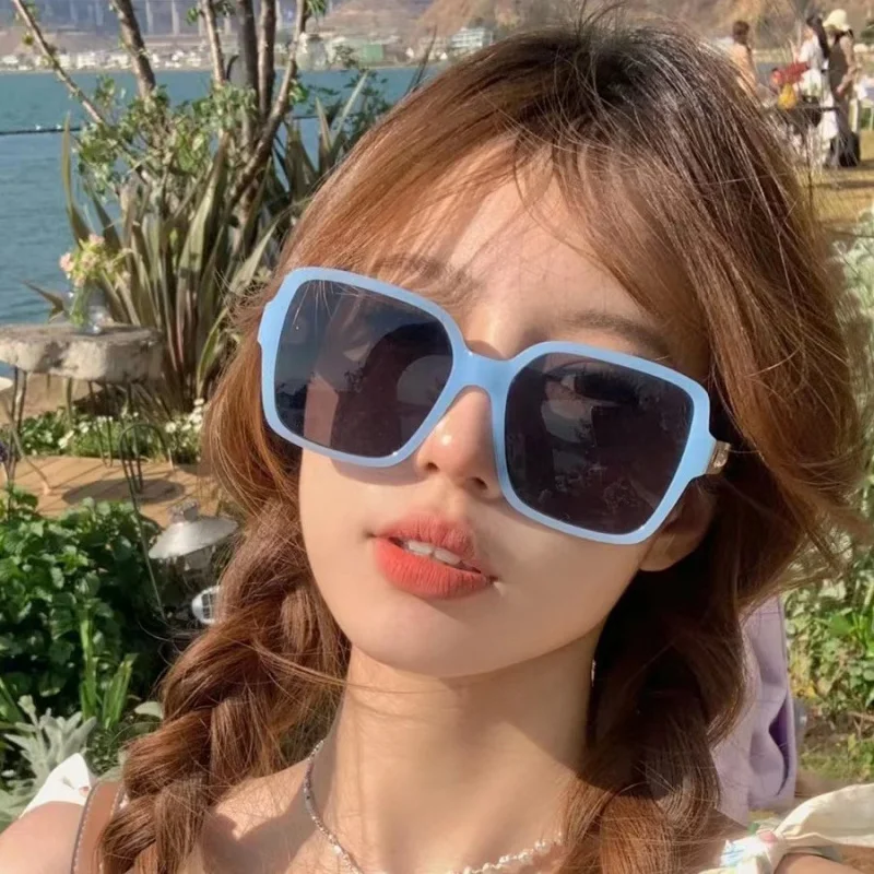 

Candy Gradient Sunglasses - Korean-Style HD Polarized UV400, Unisex Slimming Streetwear Shades