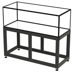 Aquarium Stands 30/40MM Aluminium Alloy Fish Tank Stand Adjustable Heavy Duty Reptile Tank Stand Rack Shelf Customised DIY Stand