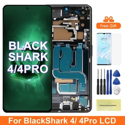 Super AMOLED Screen for Xiaomi Black Shark 4 Pro SHARK PAR-H0 Lcd Display Touch Screen with Frame for Xiaomi Black Shark 4