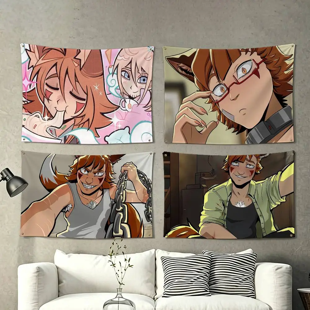 Y-YKMET S-Strade Ren Hana  Flag Suitable For Party Club Outdoor Interior Wall Decoration Banner Fans Gift