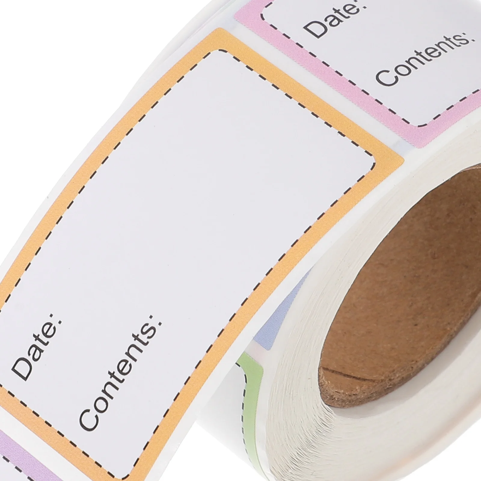 

2 Rolls Adhesive Storage Labels Removable Freezer Food Container Label Stickers Glass Jars Date Marking Easy Peel Stick No Glue