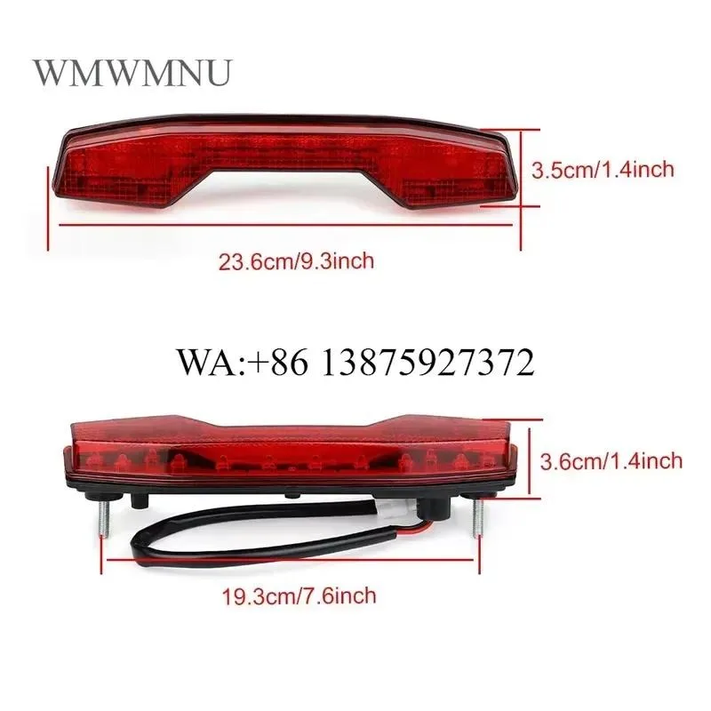 Wmwmnu Red LED Taillights Brake Stop Light Rear Lamp for ATV Quad Sport for LTR400 LTR450 LTR 400 450 All Year