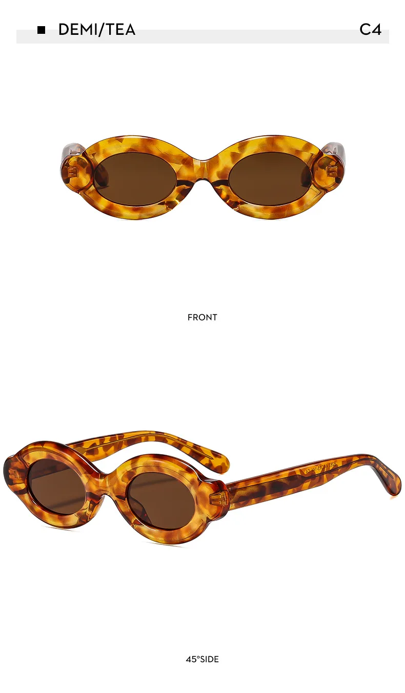 Modische Damen Polarisierte Sonnenbrille Ovale Kleine Markante Rahmen TAC Hochklare Fahrbrille CP Edelstahlkern Marken-Sonnenbrillen – Detail 14