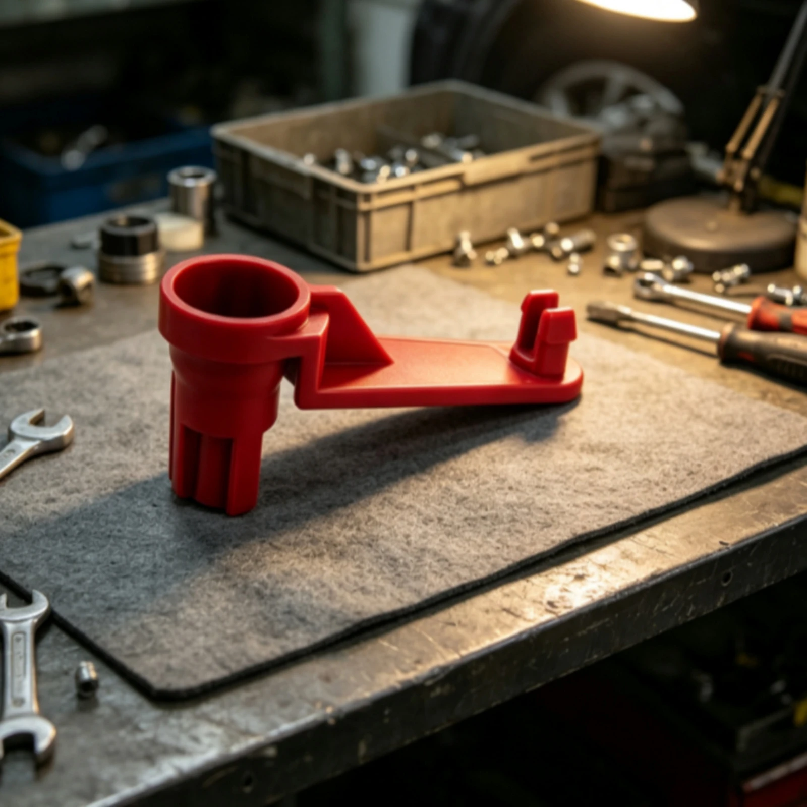 Heater Control Linkage Arm Red Molded Control Arm Direct Fit Replacement for European Car HVAC