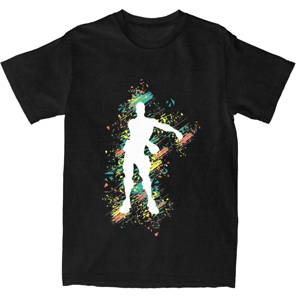 Camiseta Hipster de algodón para hombre, camisa holgada de manga corta, Informal, de Victory Justice Dance, playera divertida de Battle Royale