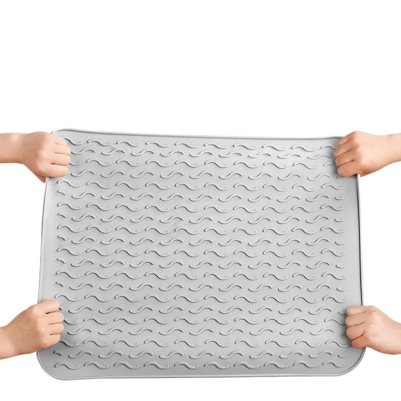 Estera aislante para banco de cocina, alfombrilla de silicona resistente al calor para mesa de comedor, cuenco y taza, antideslizante