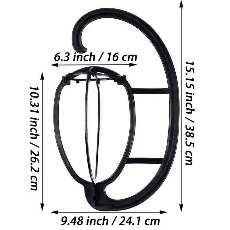 Detachable Portable Plastic Hanging Wig Holder