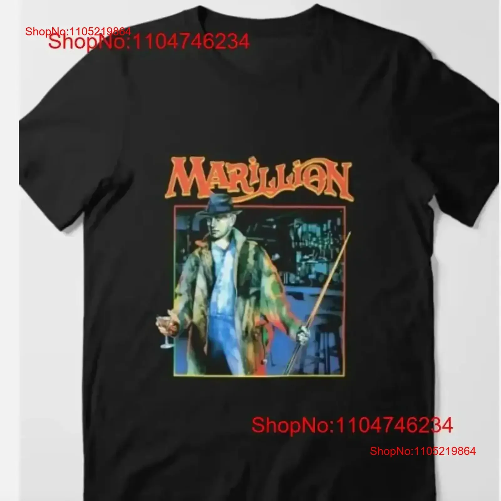 MARILLION BAND Classic graphic T Shirt cotton men women vintage Washed Casual Versatile Soft Stylish Comfortable Breathable