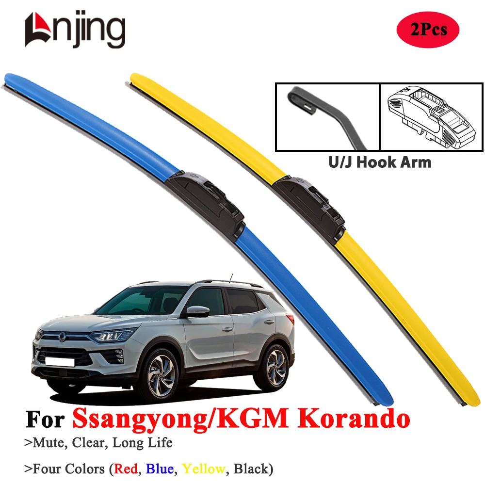 

LNJING Wiper Blades For Ssangyong KGM Korando SUV 1996-Now