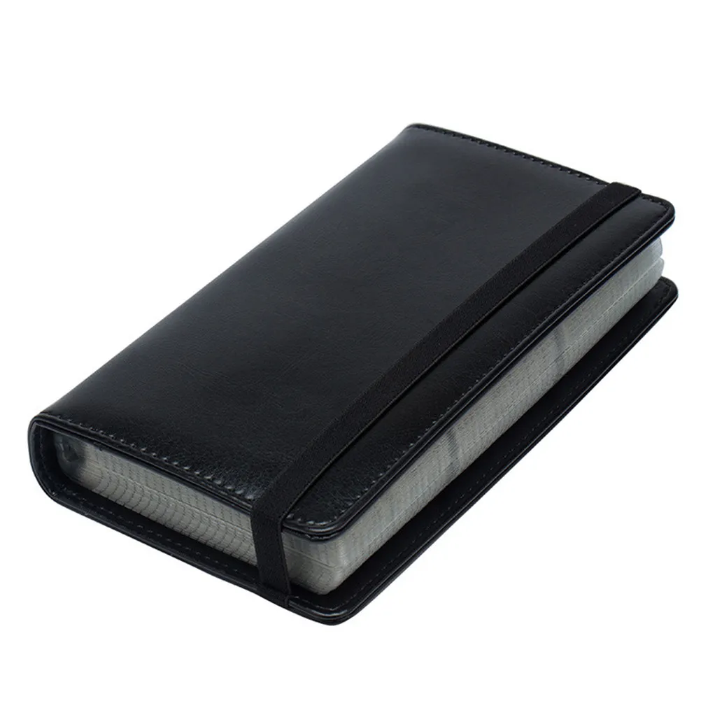 1Pcs Big Capacity Business Cards Holder PU Portable Name Cards Case for Blazer Pocket Purse Office Credit Id Card Storage