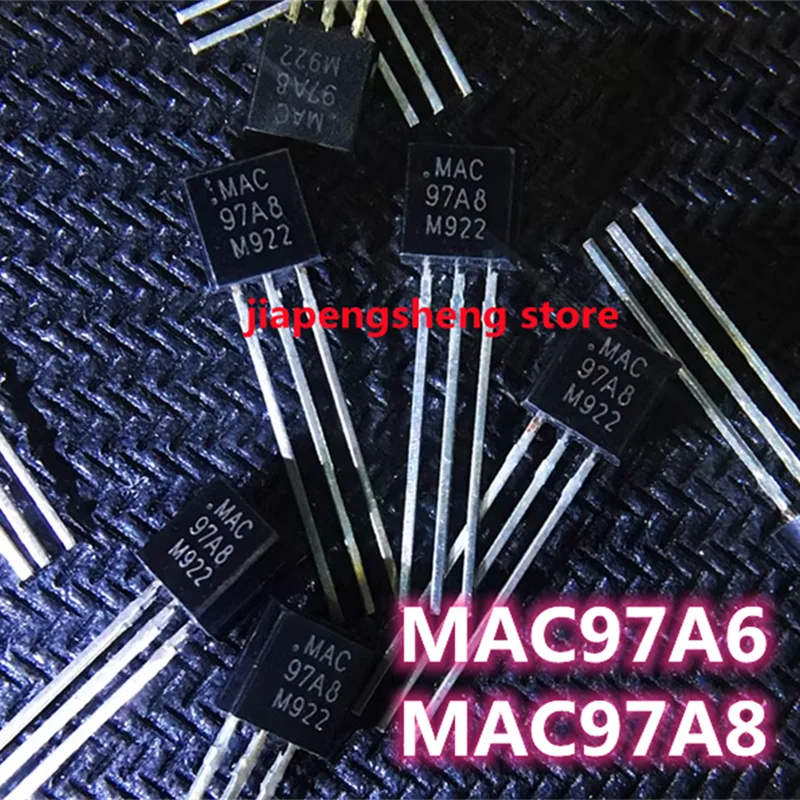 

Bidirectional thyristor in line triode, original, new, authentic, MAC97a8 97a6 TO-92, 600V 1A, 20PCs