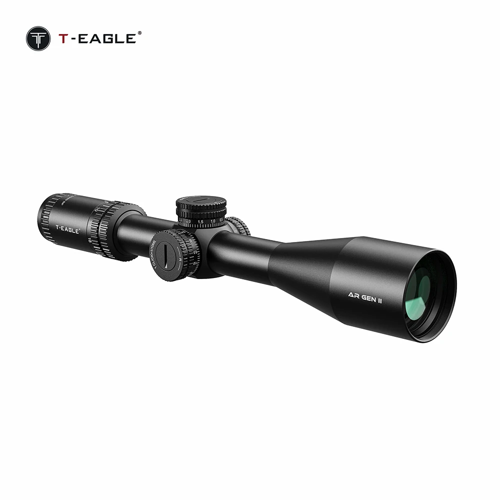 T-eagle AR Gen II 6-24x50 SF Tactical Optical Airsoft Sight Long Range Hunting Scope Side Focus Telescope view 3