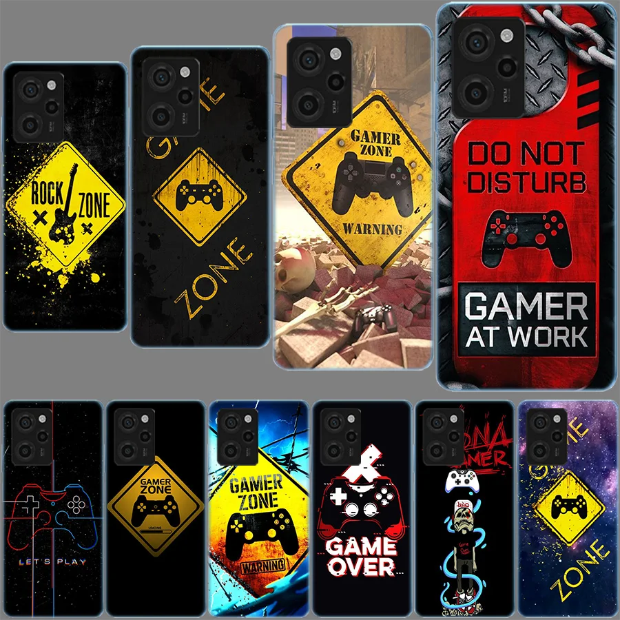 Gamer Zone Traffic Sign Game Handle Case For Xiaomi Pocophone X5 M5S X3 F6 M5 X4 F4 GT F5 F3 F2 M3 F1 M4 X6 Pro Note 10 Lite TP