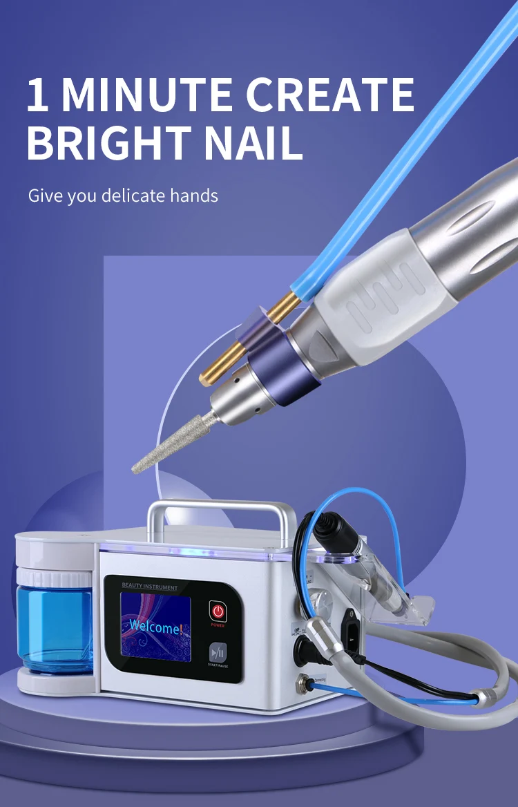 2025 High Speed Podiatry Drill Water Spray Pedicure Machine Foot Spa Nail Polisher 40000 RPM Manicure Nail Polish Machine view 6