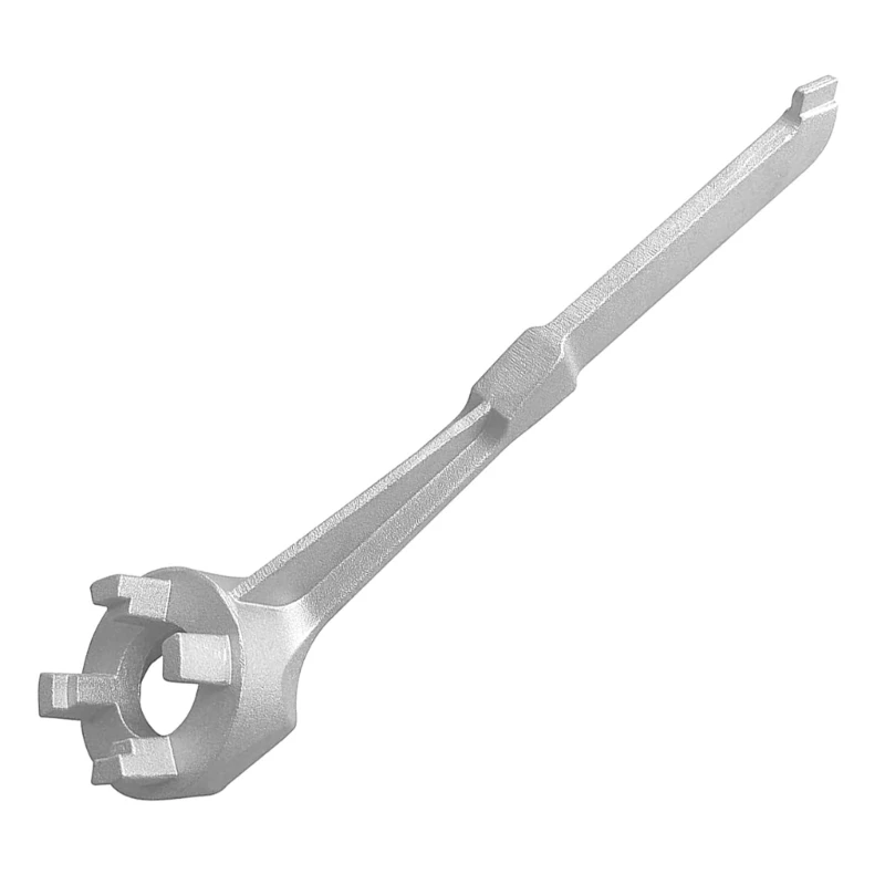 

Aluminum Drum Wrench for Opening Barrels Bung Wrench Lightweight Barrel Wrench Tool for 10 15 20 30 55 Gallon Drums