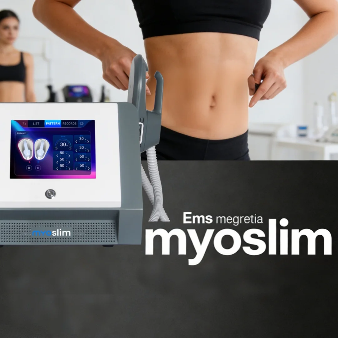 

Аппарат для коррекции фигуры Myoslim 6500W HI-EMT EMS - РФ-аппарат для сжигания жира на животе, ягодицах и бедрах | Неинвазивное тонизирование мышц и снижение веса
