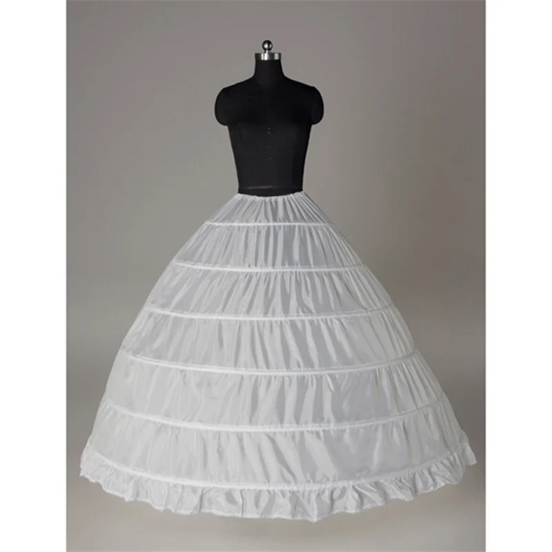 Attelle de jupe de commerce extérieur avec barre d'appui, super abricot en acier, doublure de robe de mariée, six anneaux, blanc, rouge, noir