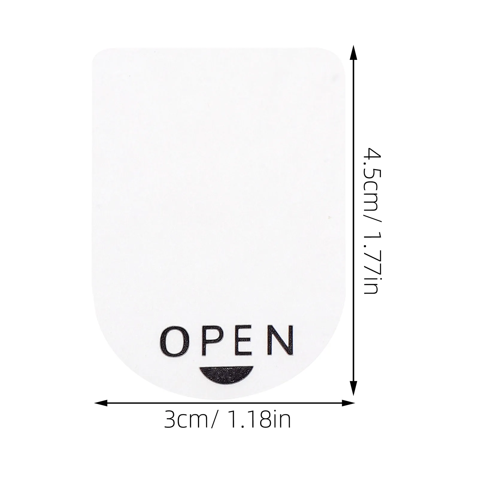 1000Pcs Clear Adhesive Open Stickers Transparent Seal Label Sheets Guided Opening Fast Peel Secure Closure for Shipping view 4