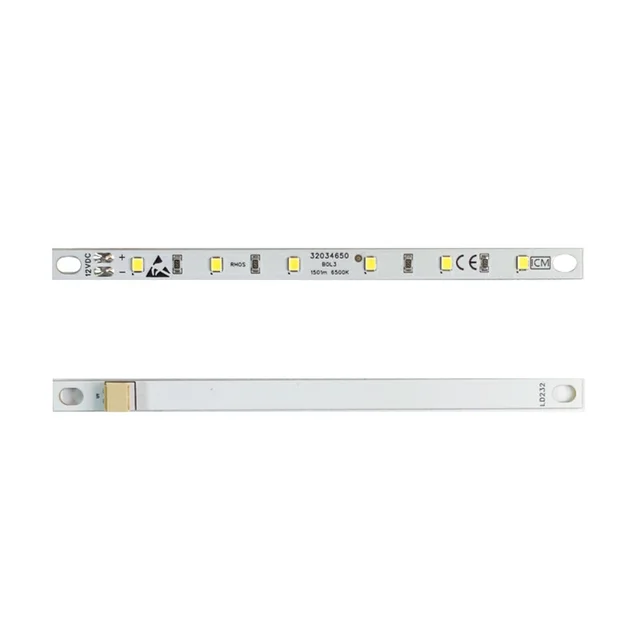 LED Light Strip For Refrigerator 12V 6500K White Bright Replacement Part 32034650 Compatible With Cooling System 3 12V LED Refrigerator Light Strip – 6500K White Replacement Part – view 3