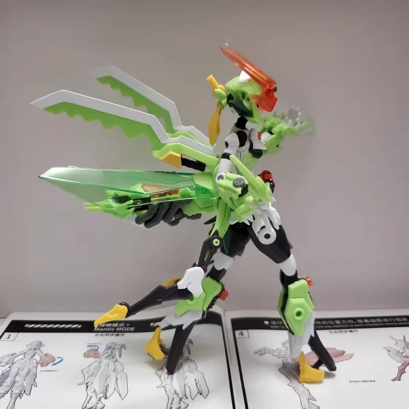 

In Stock Gene Interference Mantis Armor Suit Kuiji Assembled National Model Robot Girl Charm Collectible Gift Series Ornaments