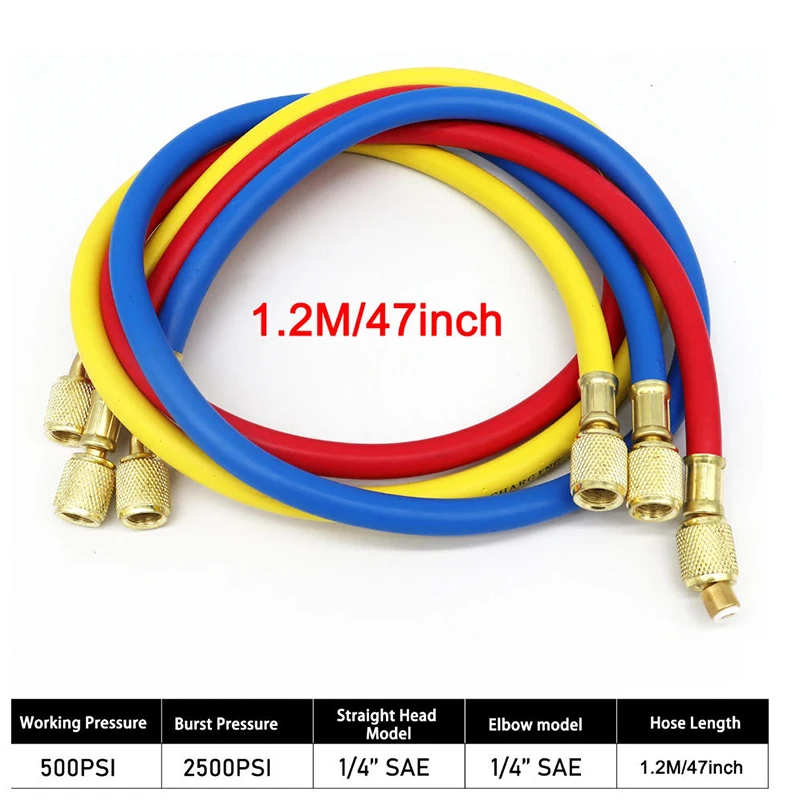 AC Air Condition Manifold Gauge Set For R22 R410A R134a R404A Manifold Gauge Set Kit Auto Refrigerant Diagnostic Tool Kit