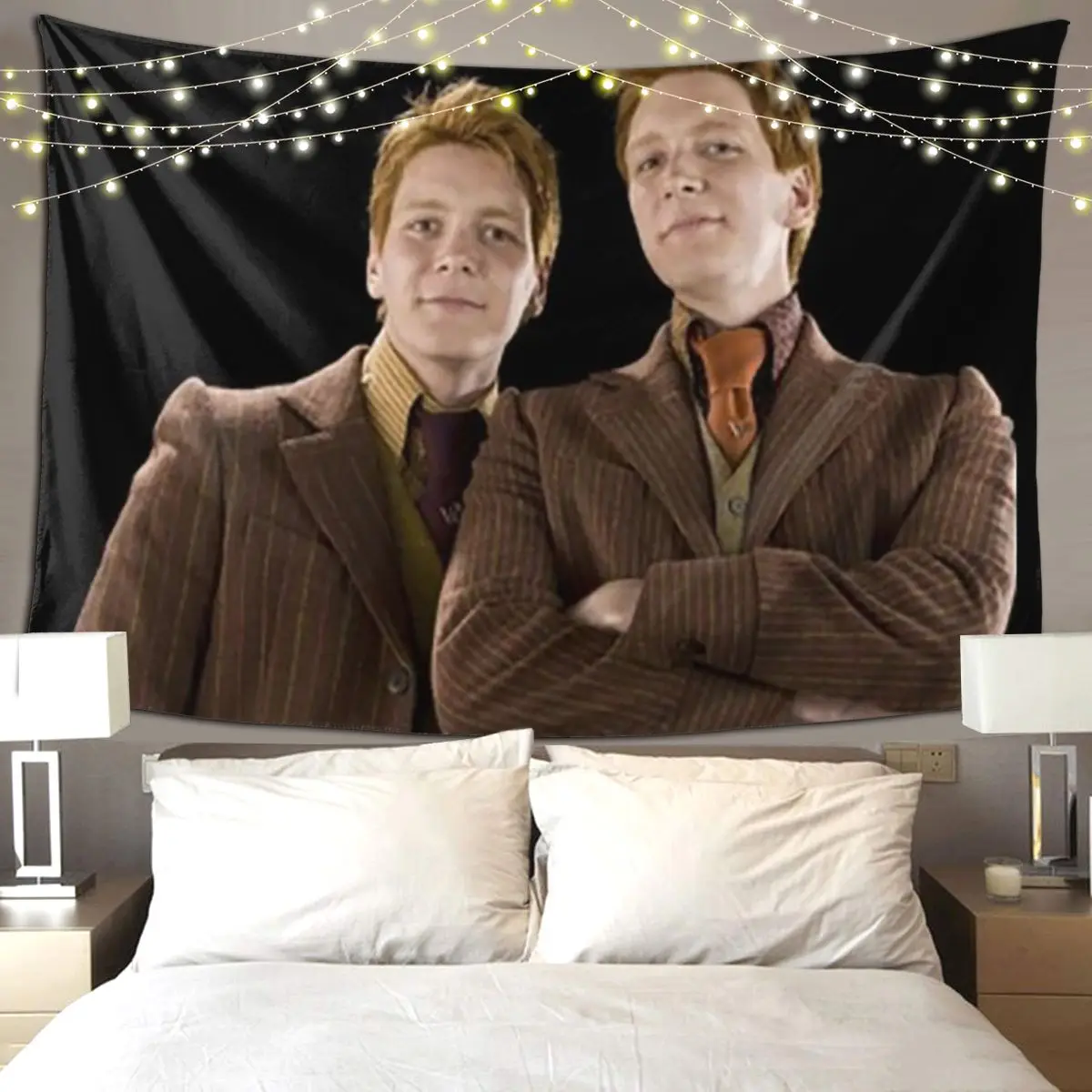 فريد وجورج ويزلي نسيج الهبي الجدار الشنق ديكور المنزل الجمالي المفروشات لغرفة المعيشة غرفة نوم غرفة النوم #1