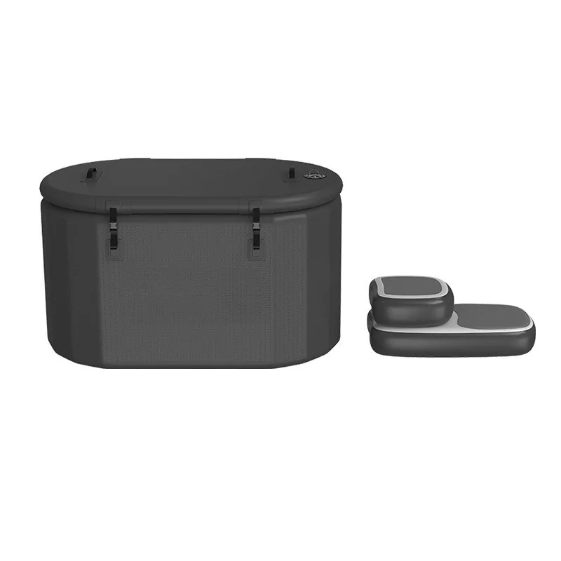 

Thickened PVC wire drawing material, ice bath for outdoor athletes, bucket inlet and outlet