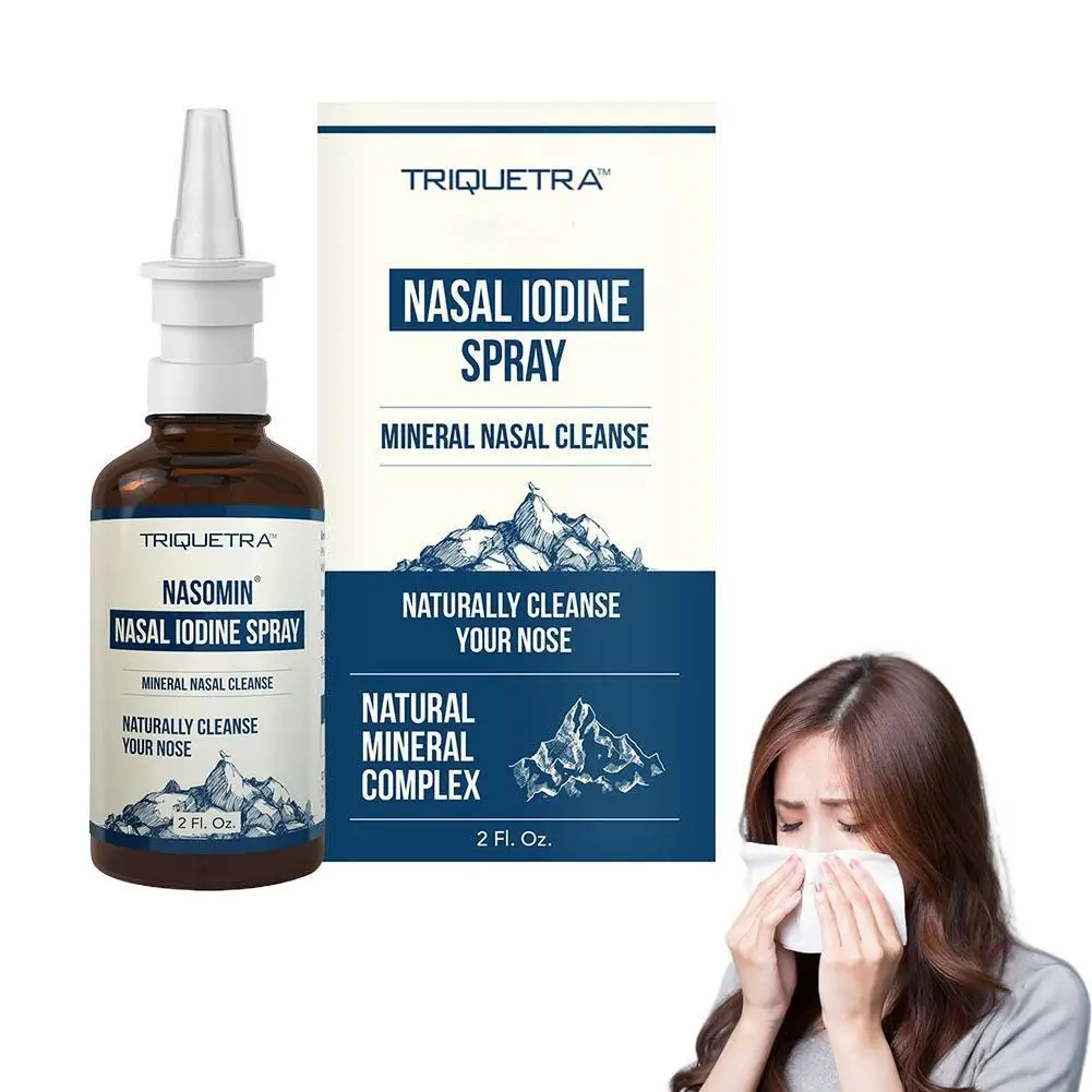 

NASOMIN Gentle Nose Cleansing Spray Protect Your Nose Relieve Nose Discomfort 50g Nourishing Caring Nasal Iodine Mineral Spray