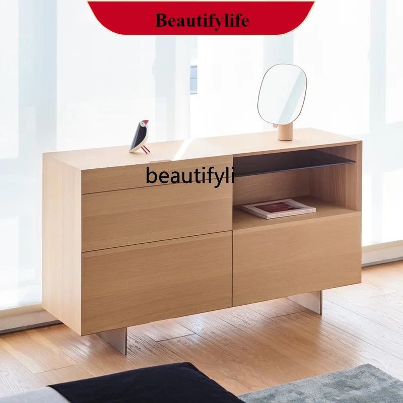 

G1218 Modern Minimalist Sideboard Entryway Cabinet Japanese Nordic Storage Living Room Storage Cabinet