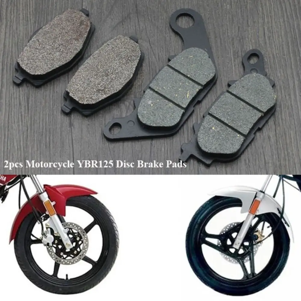 2pcs High Quality YBR125 Motorcycle Accessories 2 Styles Metal JYM150 Brake Pads Electric Bike Accessories E-bike Parts