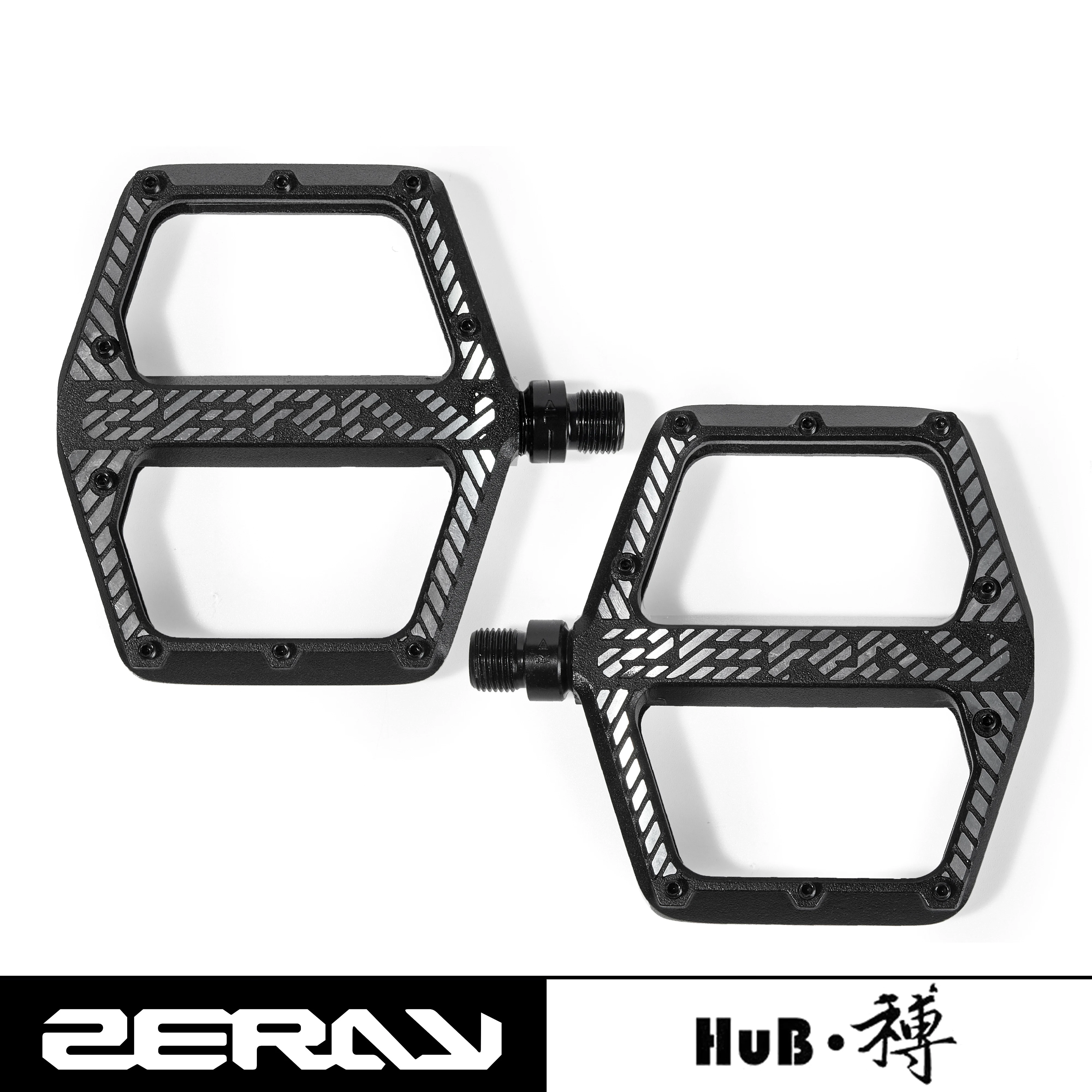 

HuB Aluminum alloy Road bike pedal Carbon fiber ZP-D269 Peilin flat board pedal ZP-D213 BMX pedal