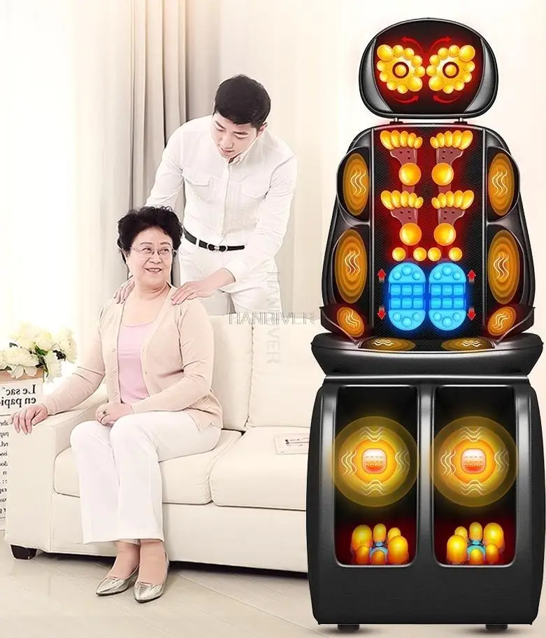 

Massager full-body multi-function massage pad shoulder, neck, waist, back, cervical vertebra instrument, massage cushion for lea