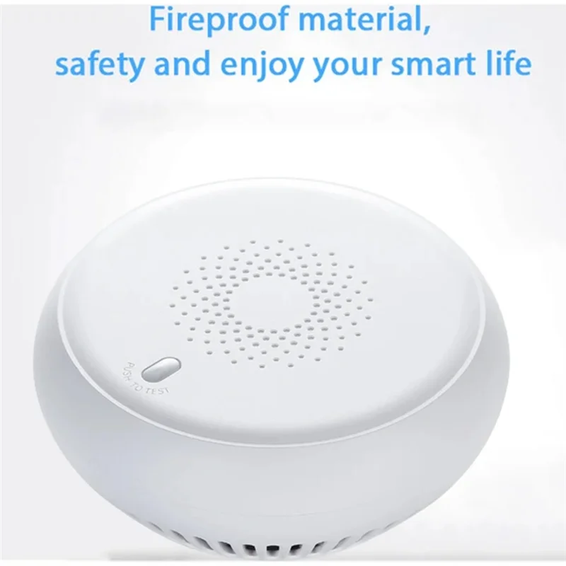 

Y45A-Tuya Smart Zigbee 3,0 пожарная сигнализация детектор дыма Tuya умная пожарная сигнализация детектор дыма 2,4 ГГц высокочувствительный датчик дыма