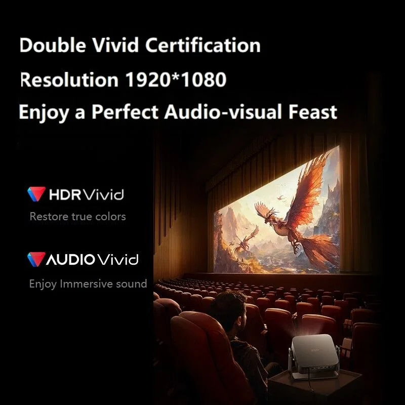 جهاز عرض OBE X7D Ultra 1080P عالي الدقة 1700 CVIA لومن ليزر تركيز تلقائي محمول 4K واي فاي أندرويد 9 120 هرتز MEMC HDR