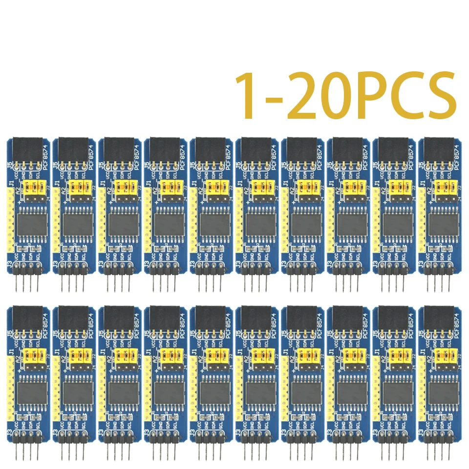 1-50PCS PCF8574 I2C 8-kanaals GPIO-uitbreidingsmodule – 8-bit I/O-extender voor Arduino ESP32 - afbeelding 2