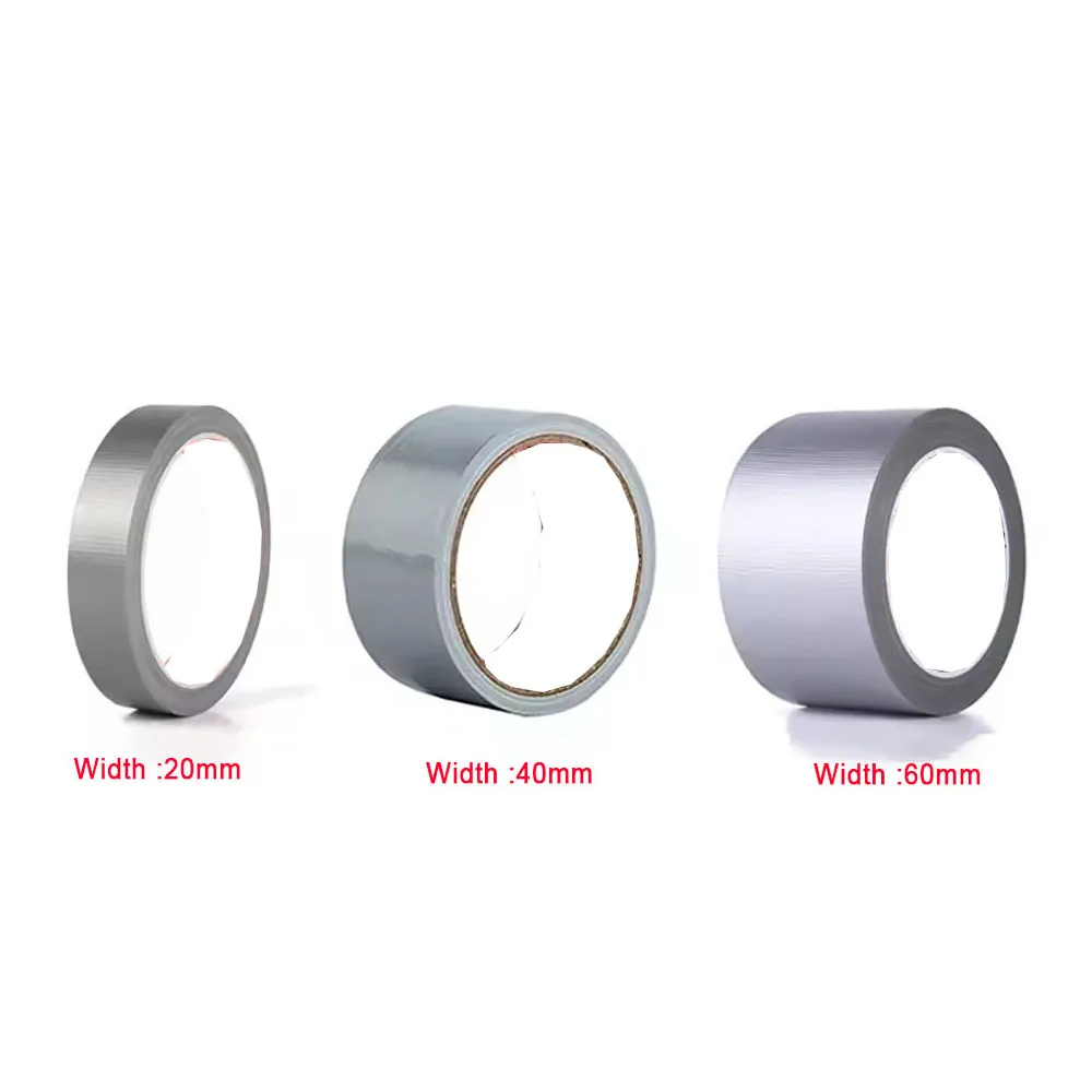 10m Thickening Waterproof Windproof Silver Gray Single-Sided Repair Wear-Resistant Tape Home Improvement Resistant Tapes