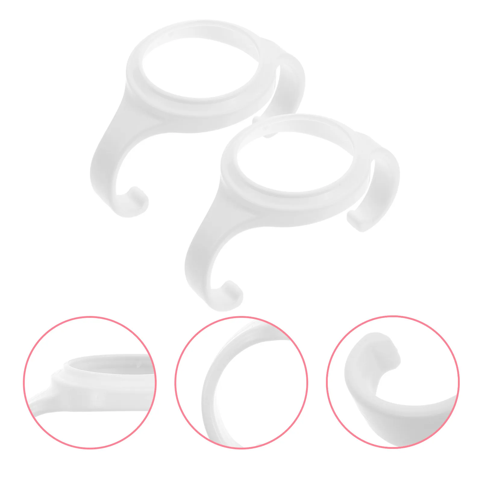 

2 шт. ручки для детских бутылочек, эргономичные, с защитой от ожогов, для кормления, портативный держатель для бутылочек, подарок для молодых родителей