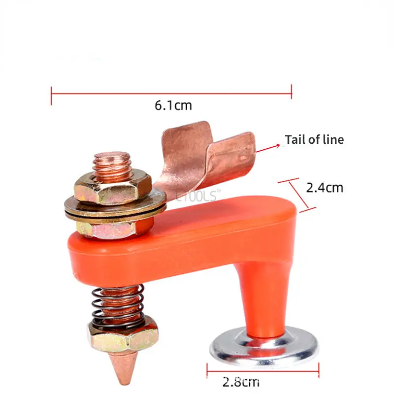 Single/Double Head Magnetic Ground Clamp Metalworking Magnet Support Connector Bodywork Welder Strong Welding Auxiliary Device