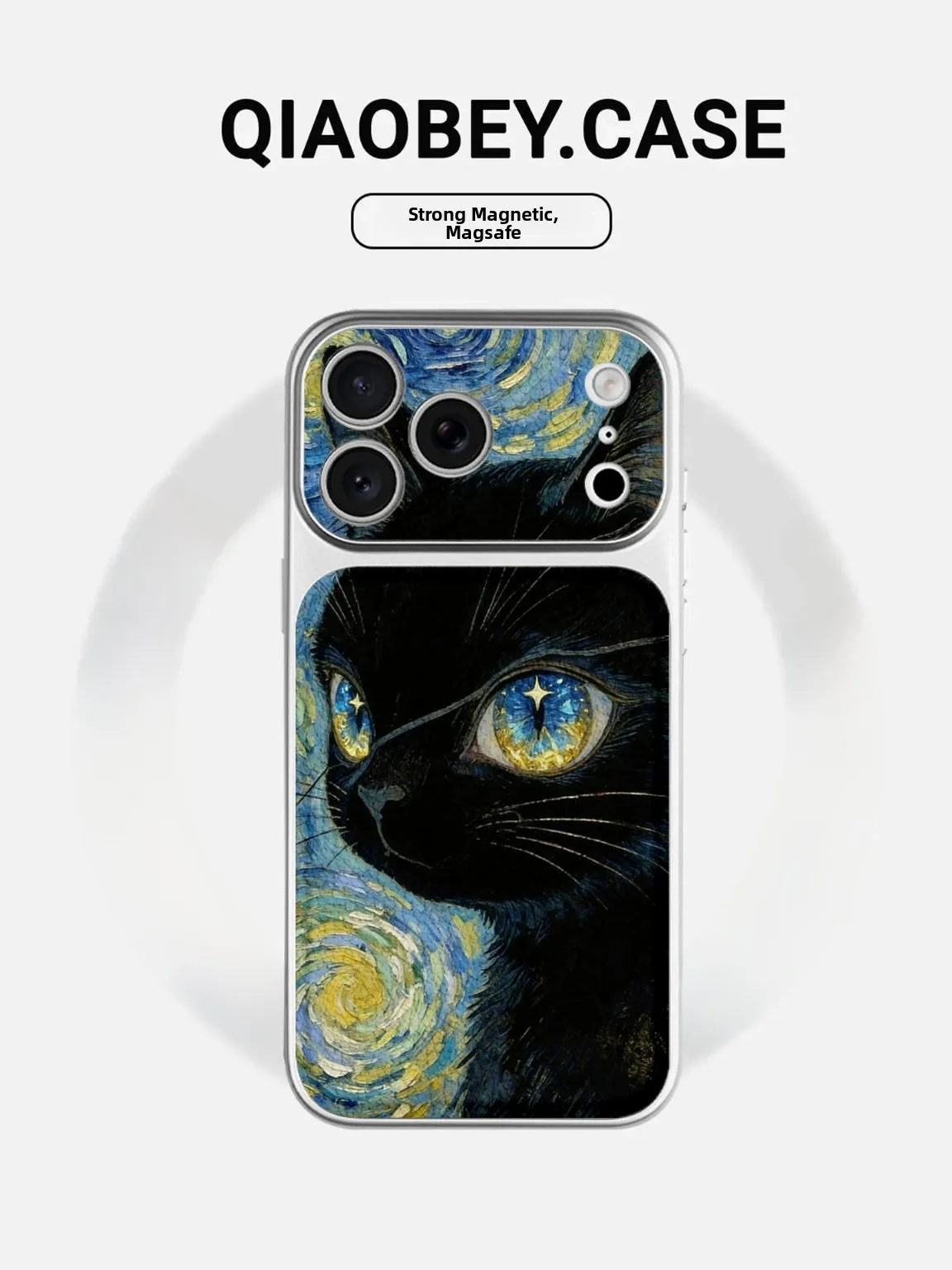 

Starry Night Black Instant Change 17 Large Compatible with iPhone 17 Phone Case New High-End 16Promax Carto...