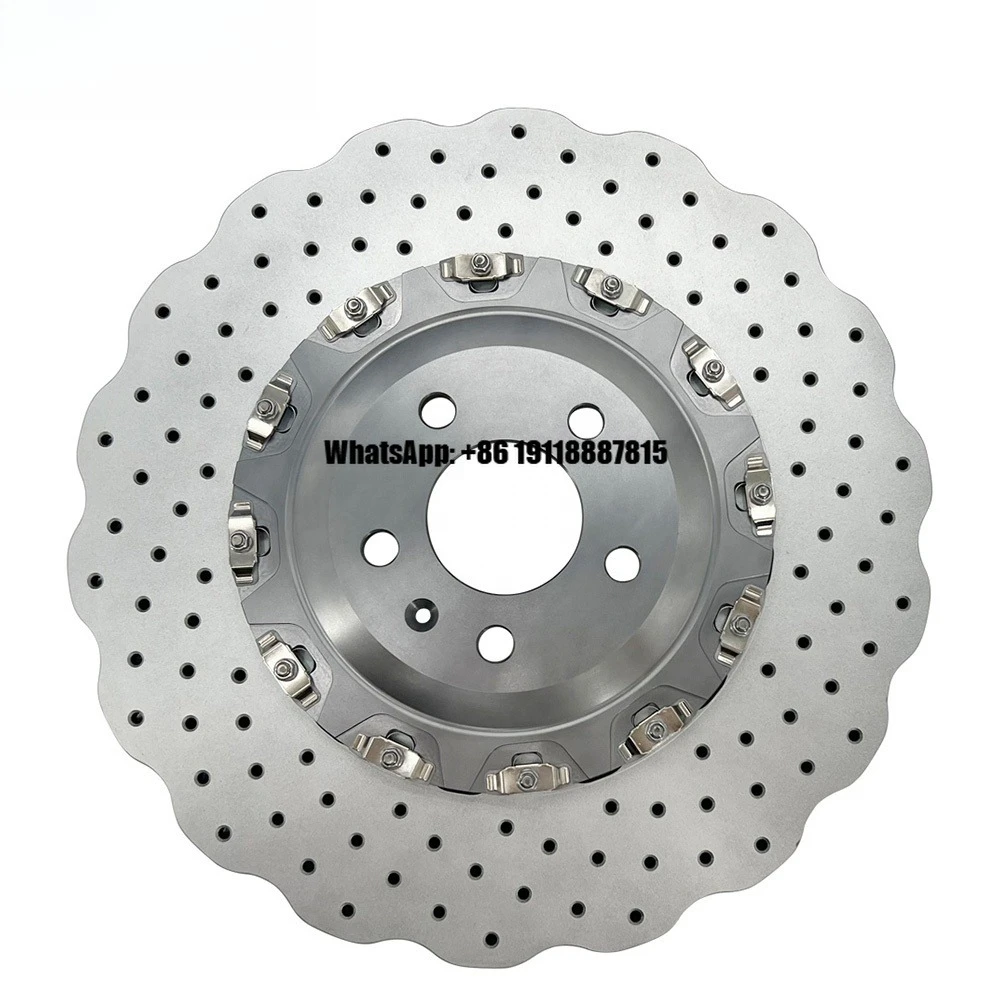 

Custom Size Front OE 4G0615301E 390mm*36mm 2 Piece Brake Disc for Audi Rs6 RS7