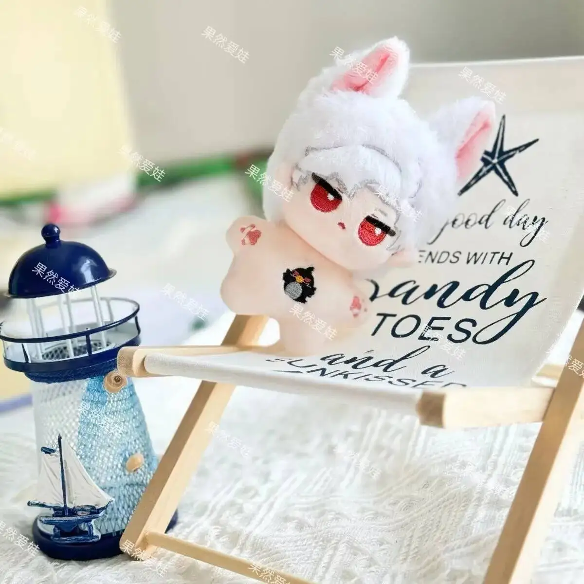 

2025 NEW Anime Game Love And Deepspace Sylus Cosplay Cute Cartoon 10CM Mini Pendant Keychain Dango Xmas Gift