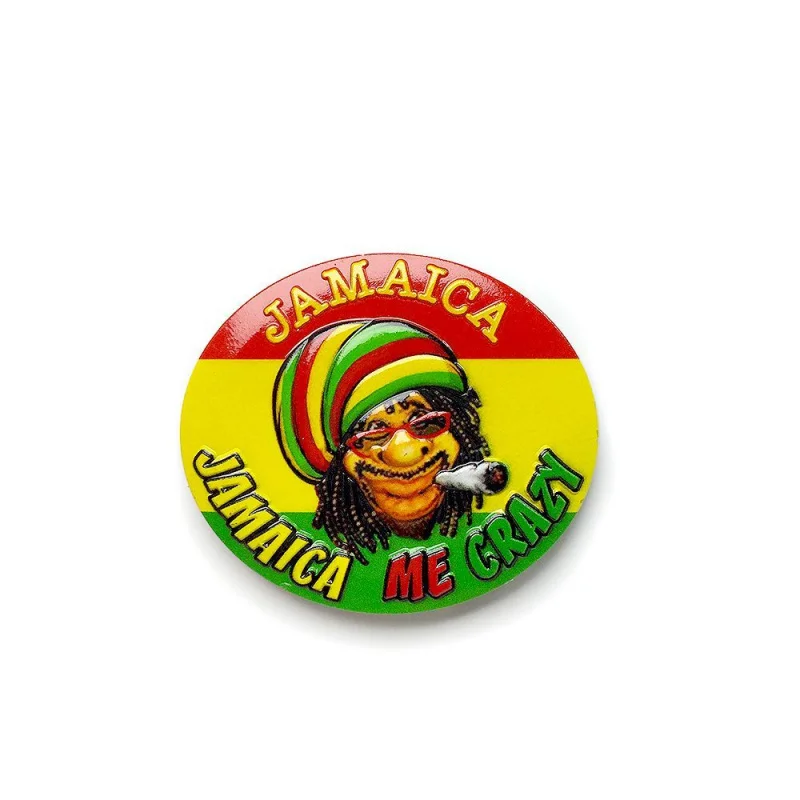 

Jamaica Travel Commemorative Cultural and Creative Craft Kitchen Magnetic Refrigerator Magnet