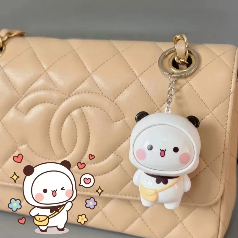 Panda Bubu and Yier Face Changing Doll 9CM Keychain