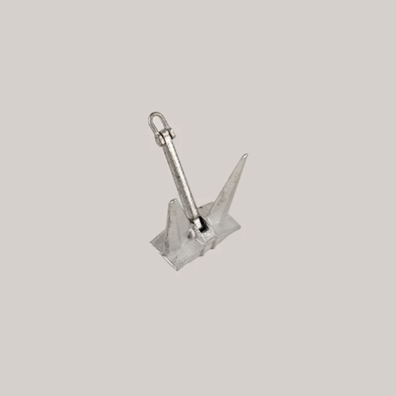 1 STKS Simulatie Legering Bower Anker voor Schip Model Micro Stockless Ankers Lengte 58 47 39 30mm Speelgoed boot Decoratie DIY Onderdelen