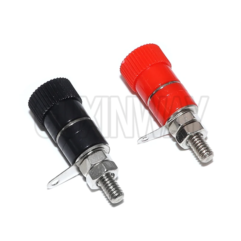 10PCS 4mm Banana Plug Socket 4mm Terminal Connector for Amplifier Arduino JS-910B 999B Binding Posts Terminals