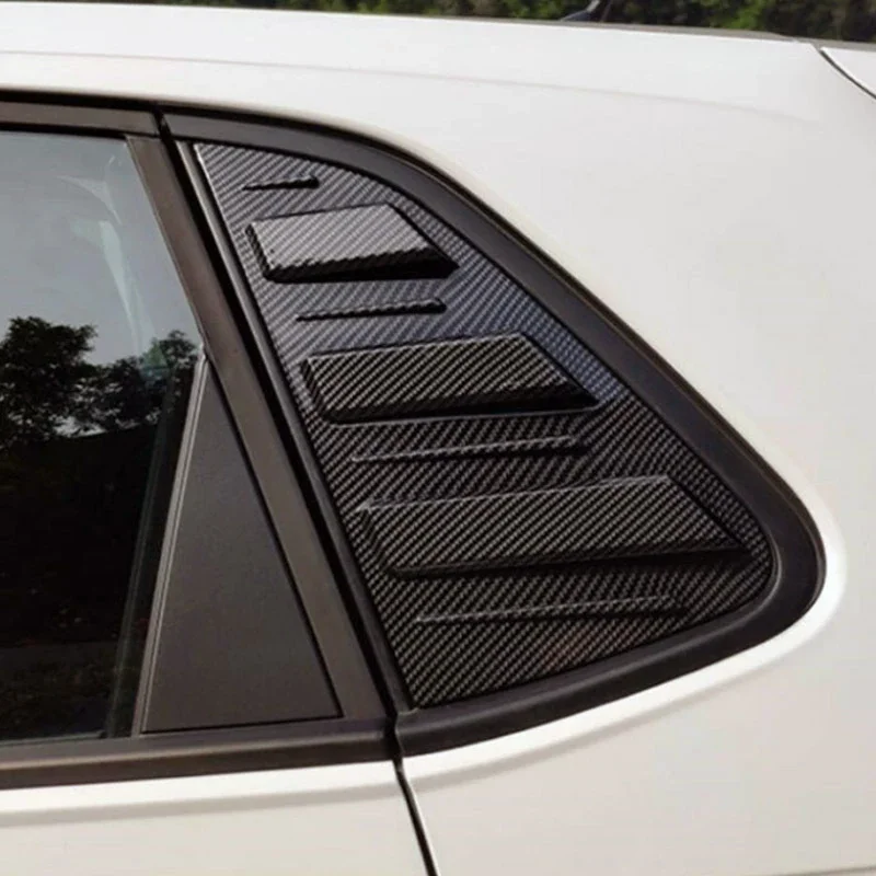 For Volkswagen POLO2011-2019 2020 2021 2022 2023 Car Rear Window Shutter Cover Trim Window Louver Side Vent Trim Accessories